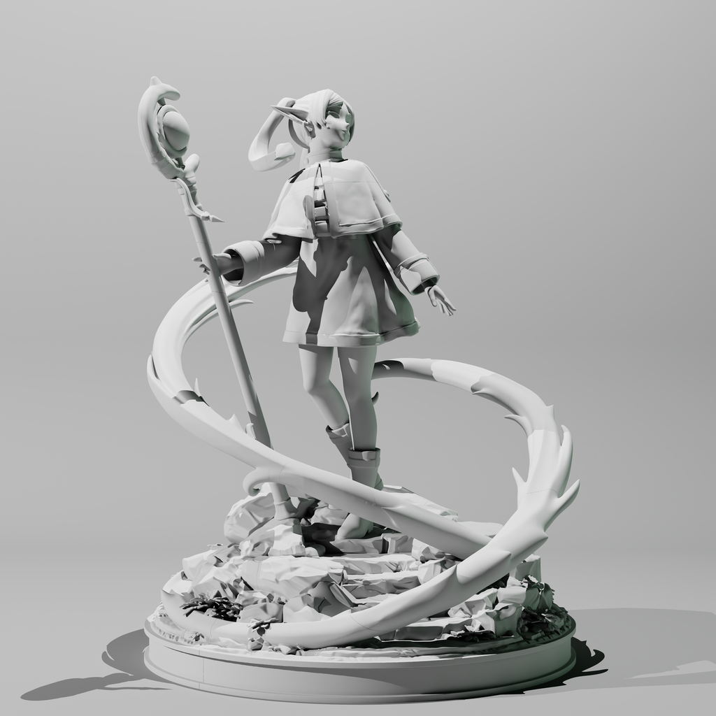 Frieren Inspired Peaceful Mage Figure Collectible Display