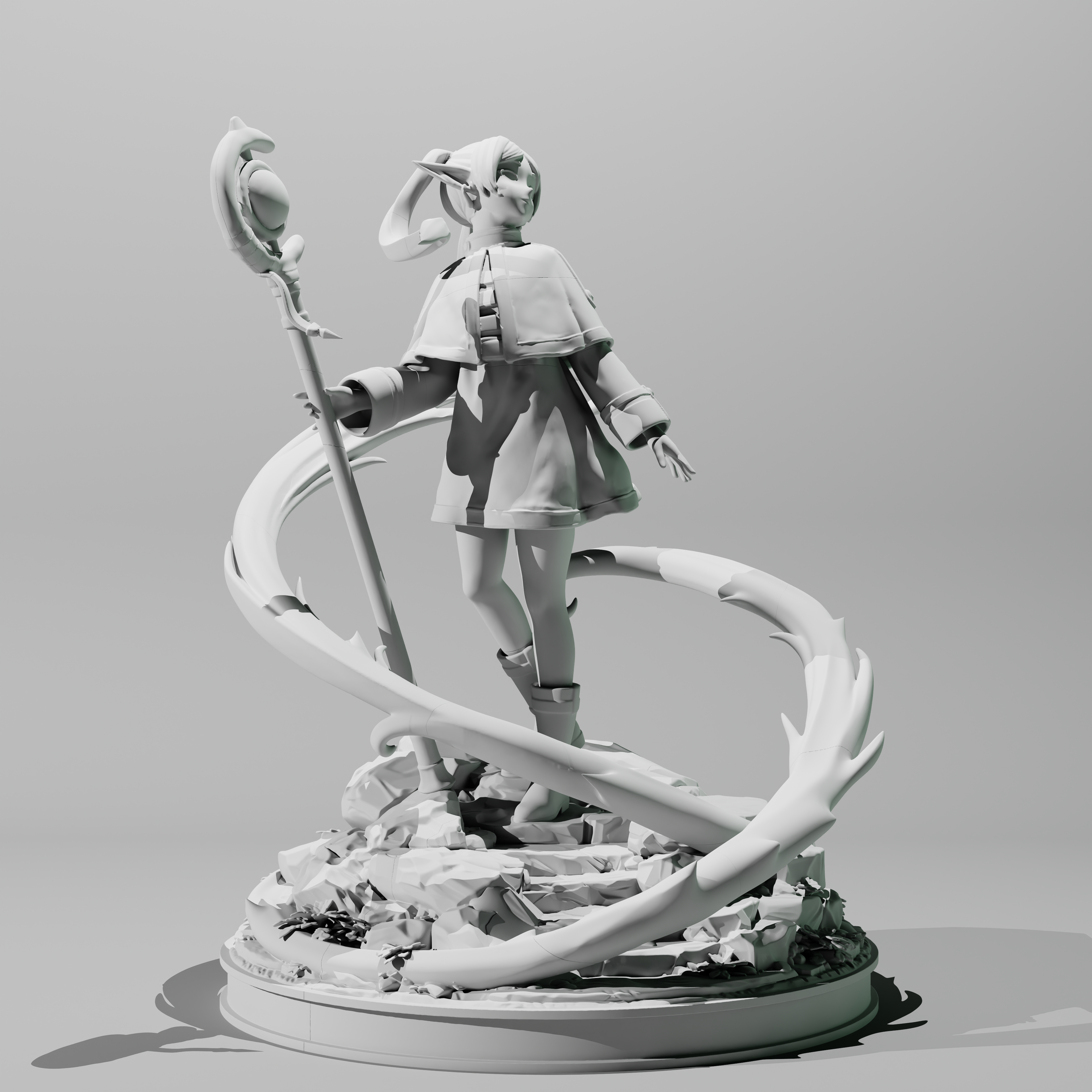 Frieren Inspired Peaceful Mage Figure Collectible Display
