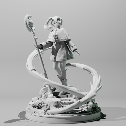 Frieren Inspired Peaceful Mage Figure Collectible Display
