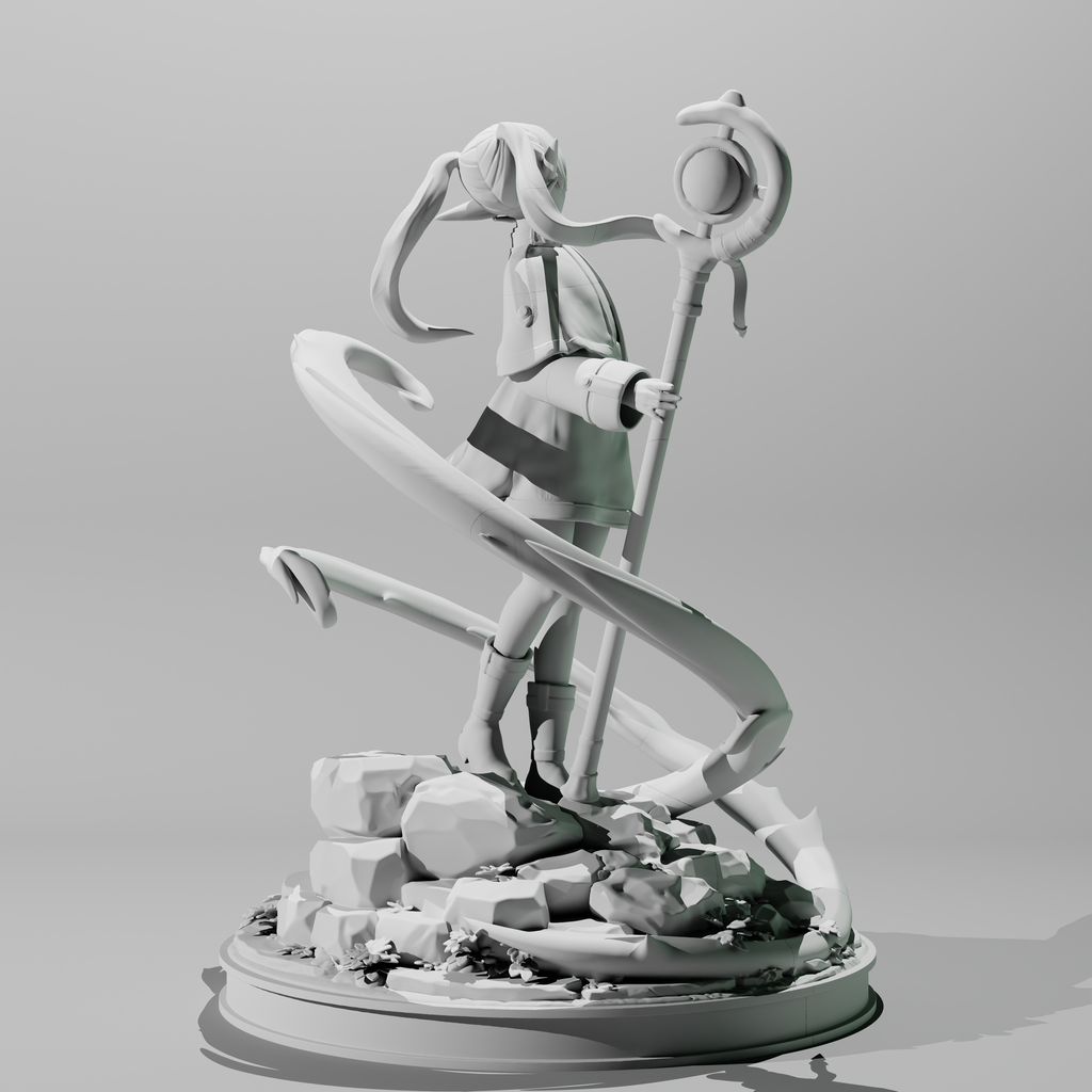 Frieren Inspired Peaceful Mage Figure Collectible Display