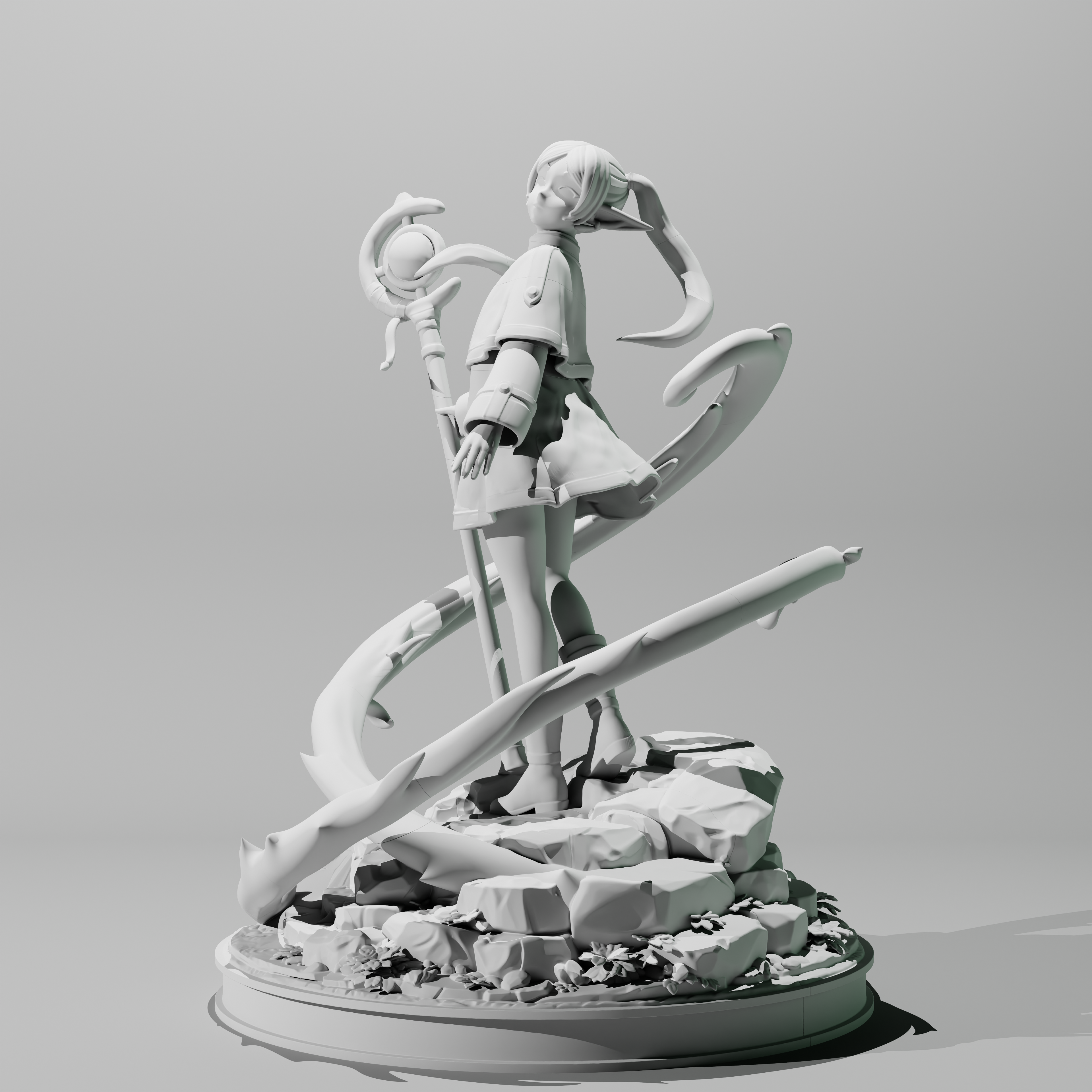 Frieren Inspired Peaceful Mage Figure Collectible Display