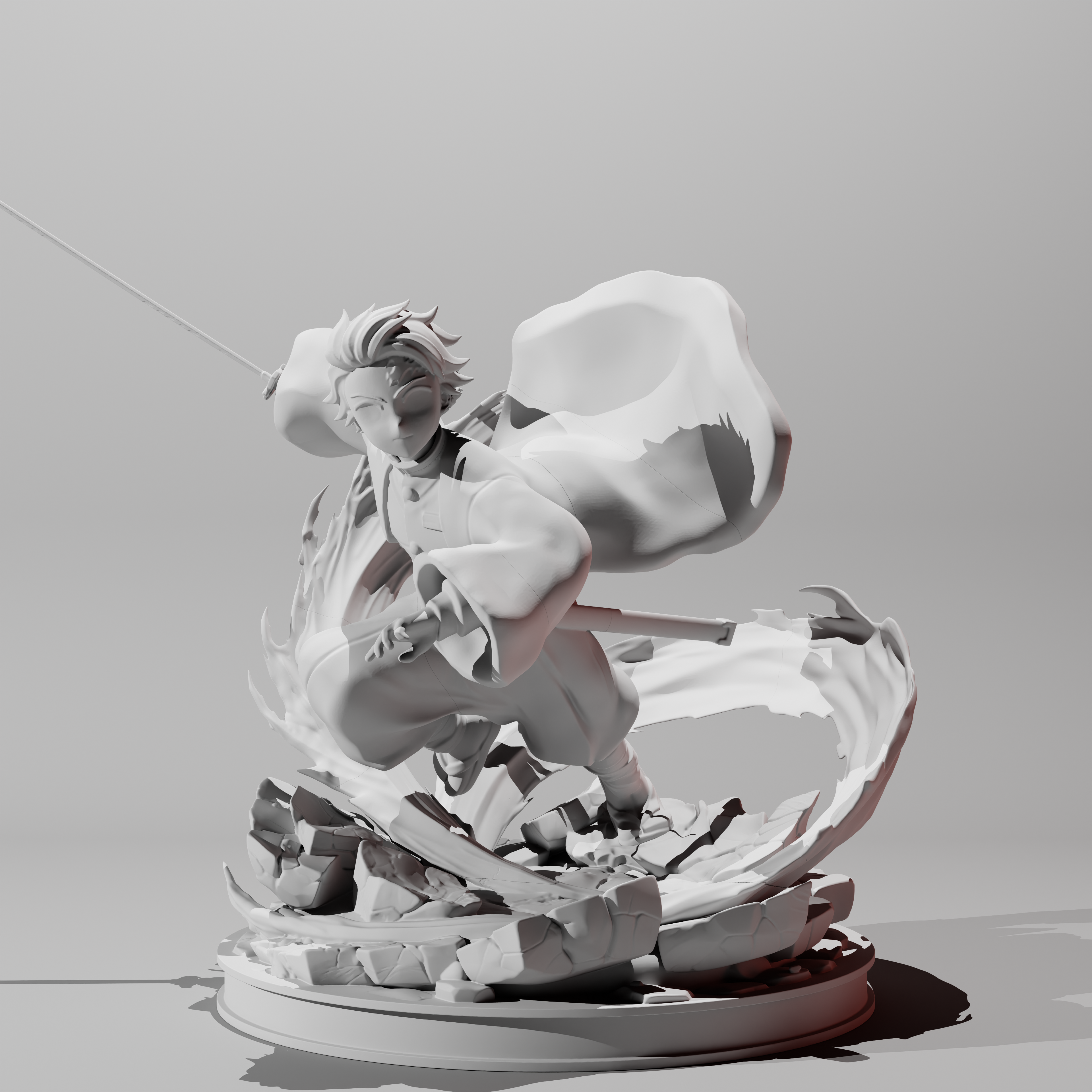 Demon Slayer Inspired Sun Slayer Figure Collectible Display