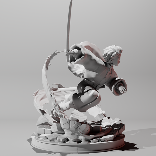 Demon Slayer Inspired Sun Slayer Figure Collectible Display